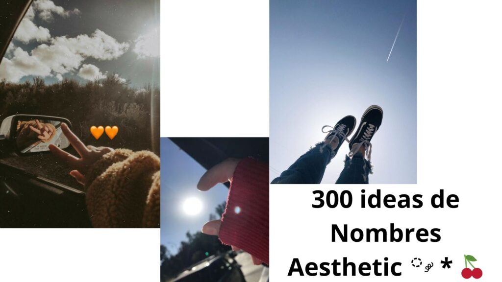 300 ideas de Nombres Aesthetic ༘ * 🍒