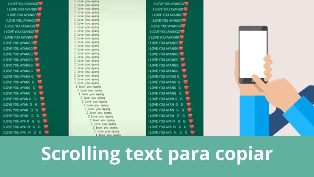 Scrolling text textos en scrolling para copiar