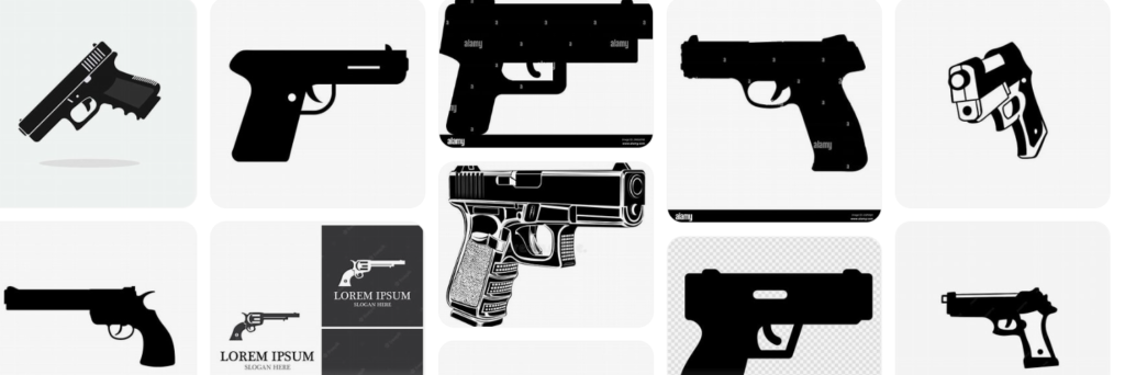 simbolos de pistolas