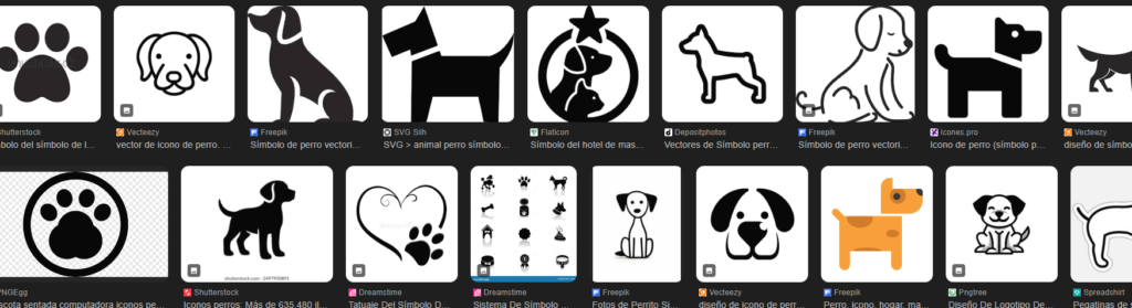 simbolo de perrito para copiar